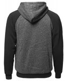 Top - Raglan Sherpa Zip Up Hoodie
