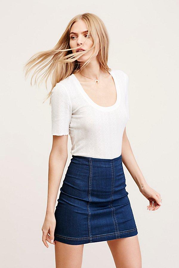 Skirt - Free People Modern Femme Denim Skirt