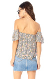 Top - Saltwater Luxe Leopard Ditsy Blair Top
