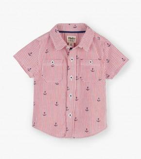 Top - Hatley Kids Tiny Anchors Button Down Shirt