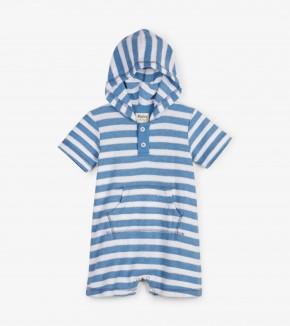 Romper - Hatley Kids Striped Hooded Romper