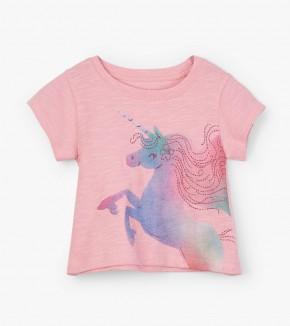 Top - Hatley Kids Rainbow Unicorn Tee