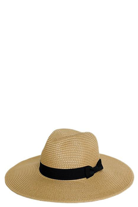 Accessory - Wide Brim Panama Soft Toyo Straw Hat