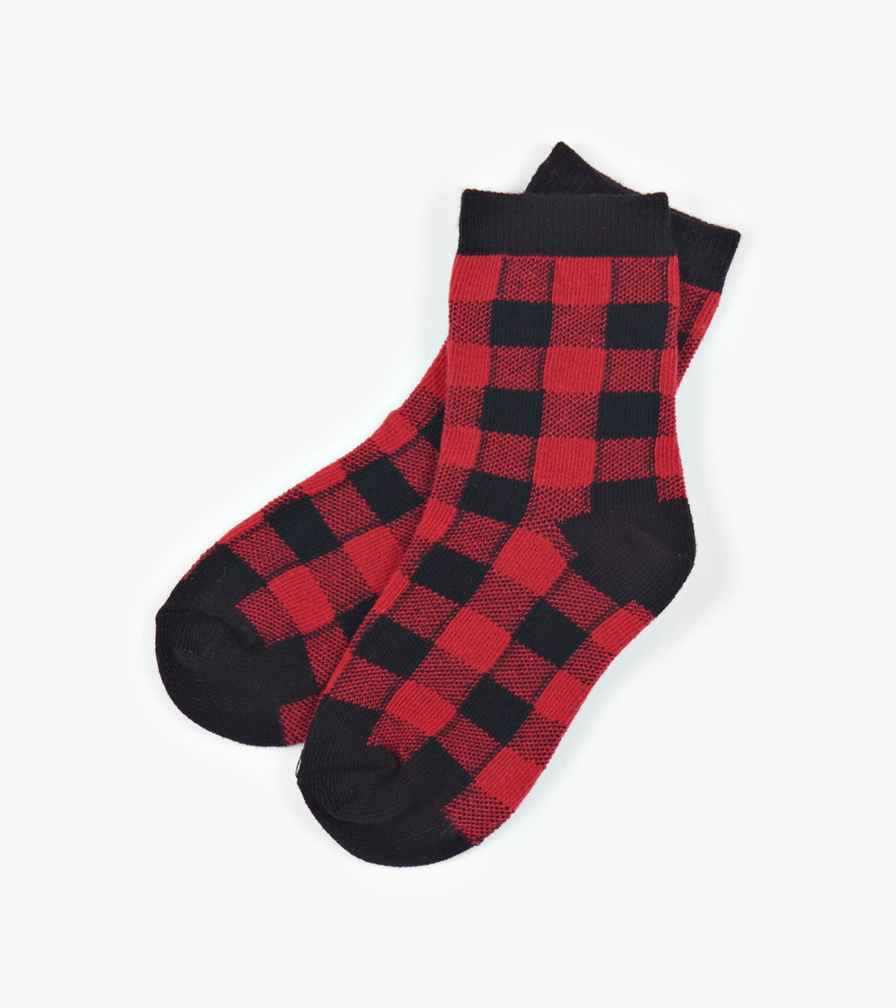 Accessory - Hatley Kids Buffalo Plaid Crew Socks