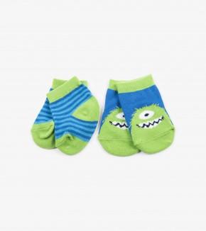 Accessory - Hatley Kids Monster Socks (2 Pack)