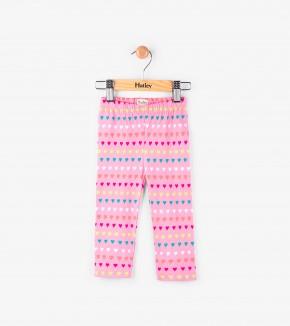 Pants - Hatley Kids Heart Stripe Mini Leggings