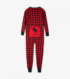 Pyjama - Hatley Unisex "Trailing Behind" Buffalo Plaid Union Suit