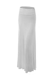 Skirt - Solid Stretch Maxi Skirt