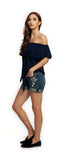 Top - Dex Off Shoulder Front Tie Top