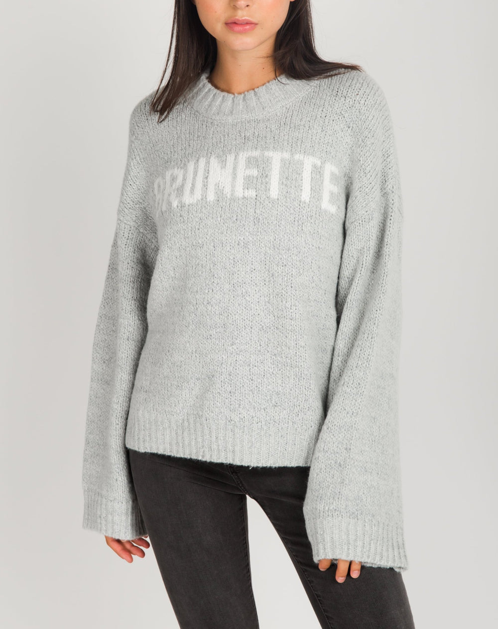 Top - Brunette The Label 'Brunette' Knit Sweater