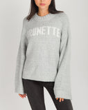 Top - Brunette The Label 'Brunette' Knit Sweater