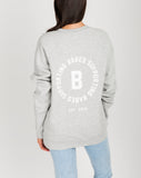 Top - Brunette the Label 'Babes Supporting Babes' Varsity Crew