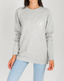 Top - Brunette the Label 'Babes Supporting Babes' Varsity Crew