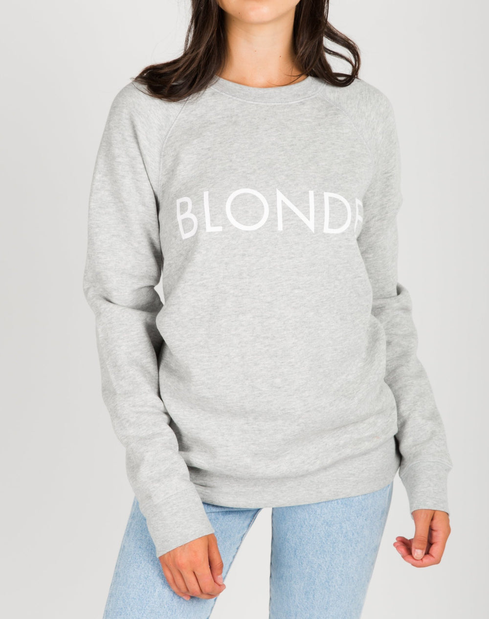 Top - Brunette The Label 'Blonde' Crew