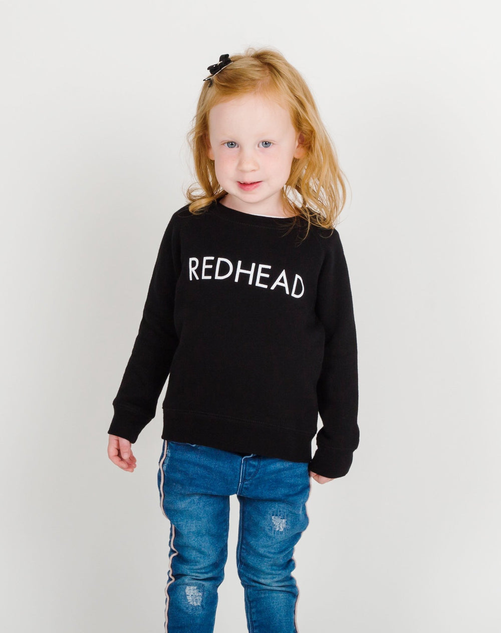 Top - Brunette The Label Kids 'Redhead' Crew
