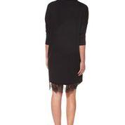 Dress - Dex Elbow Sleeve Lace Hem Dress