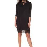 Dress - Dex Elbow Sleeve Lace Hem Dress