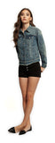 Top - Dex Double Fray Denim Jacket