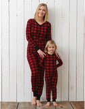 Pyjama - Hatley Unisex "Trailing Behind" Buffalo Plaid Union Suit