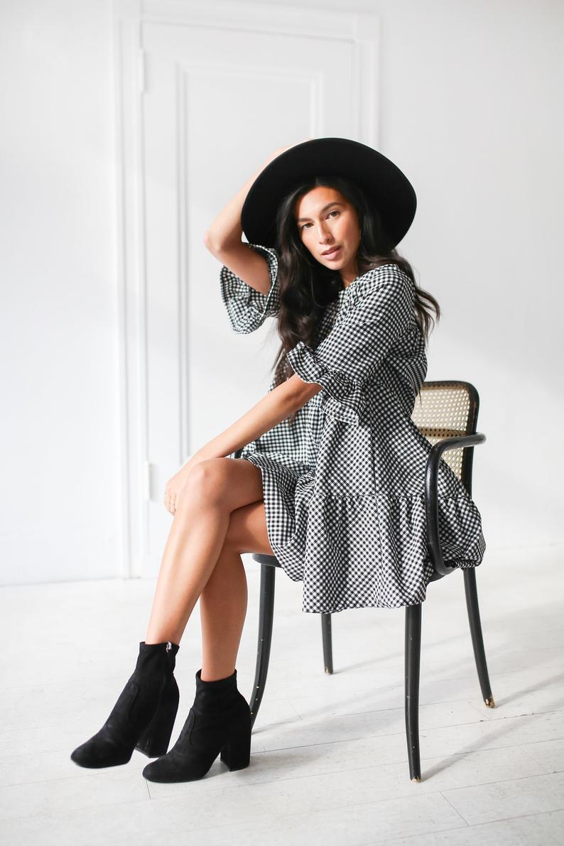 Dress - Emma Knudsen Maxwell Mini Ruffle Dress