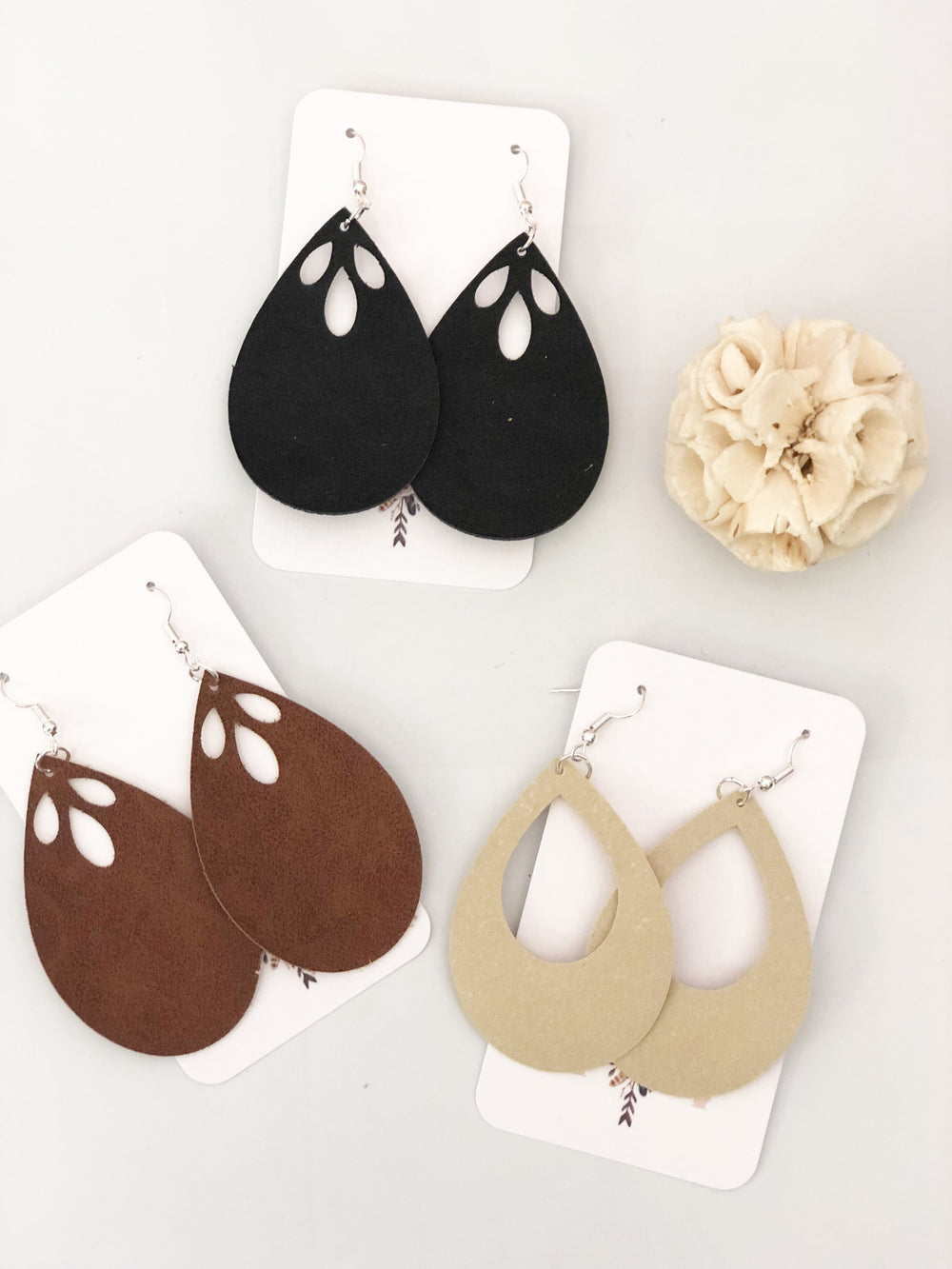 Accessory - Nickel & Vine Boho Suede Cork Earrings