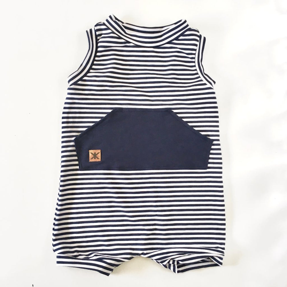 Romper - Brok Boys Kids Stripe Shortie Romper