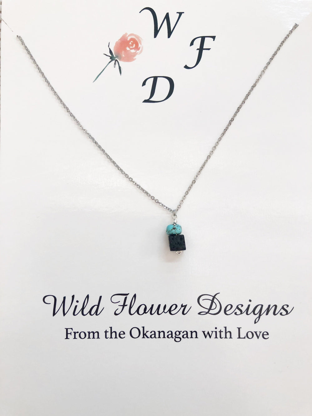 Wild Flower Designs Necklace silver/Turquoise