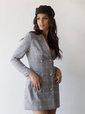 Dress - Maccs The Label Cher Plaid Blazer Dress