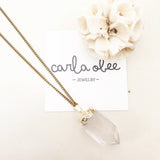 Accessory - Carla Obee Jewelry Quartz Long Necklace