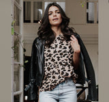 Top - Brunette The Label Leopard Tee