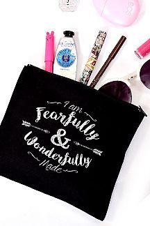 Accessory - Fearfully & Wonderfully Made Canvas Makeup Bag