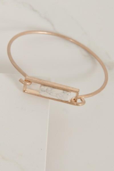 Accessory - Dainty Marble Pin Bracelet