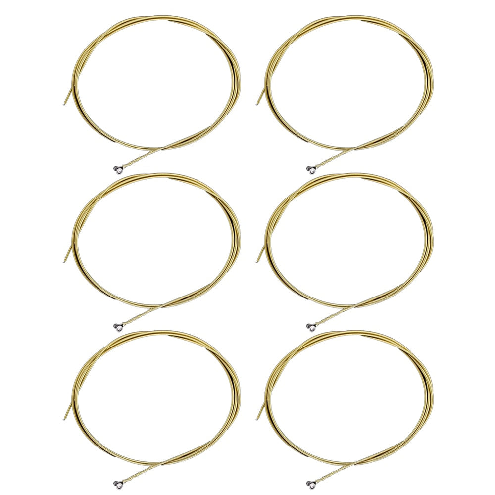 6pcs/Set Super Light Acoustic Guitar Strings Steel