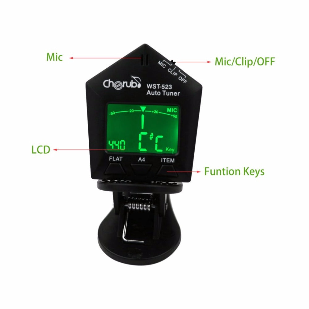 Cherub Clip Guitar Tuner