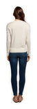 Top - Dex Long Sleeve Scoop Neck Front Tie Sweater