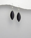 Jewelry - Oval Reconstructed Stone Earrings