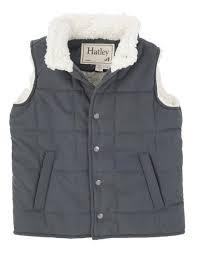 Jacket - Hatley Boys Swiss Wilderness Sherpa Lined Vest